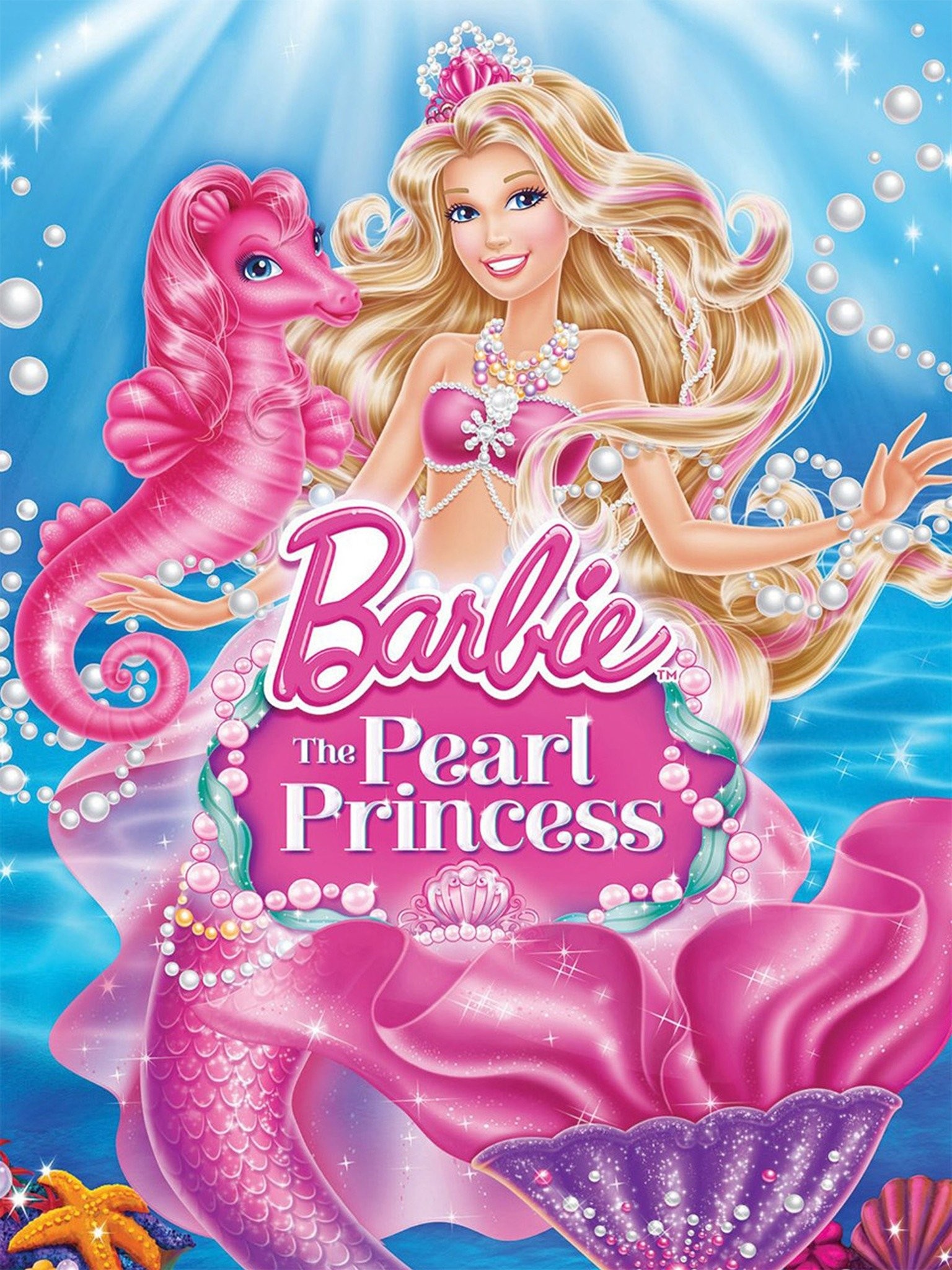 barbie the pearl princess in english